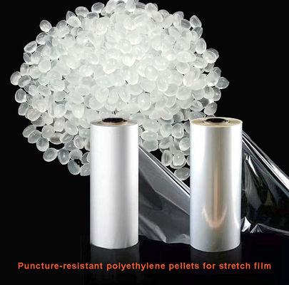 Puncture Resistant Stretch Film Material Polyethylene Granule Toughened Grade