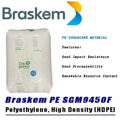 Polyethylene Green PE Material Braskem SGF4950 Bio Based Plastic Sugarcane