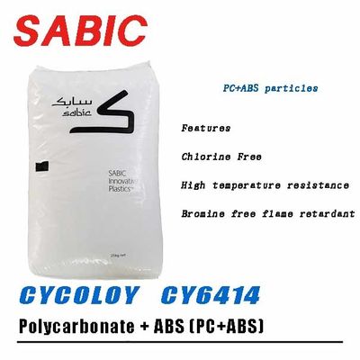 UL94-V0 SABIC PC ABS Cycoloy CY6414 High Temperature Resistant Flame Retardant