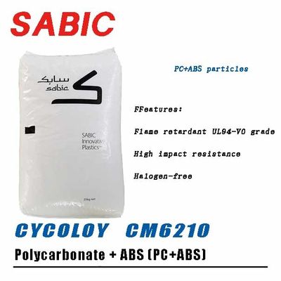 Natural Color SABIC PC ABS Cycoloy CM6210 High Impact Flame Retardant Blackout