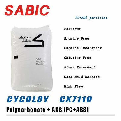 High Flow SABIC PC ABS Alloy Cycoloy CX7211 Flame Retardant