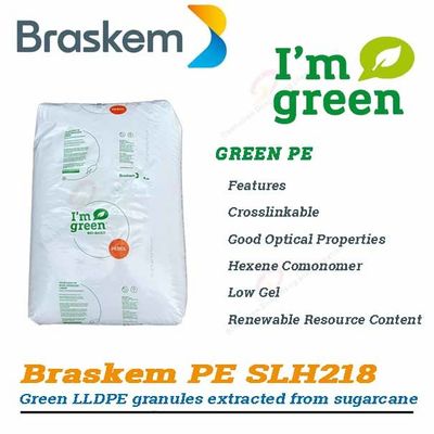 Bio Based Sugarcane Polyethylene LLDPE Granules Braskem Green PE SLH218