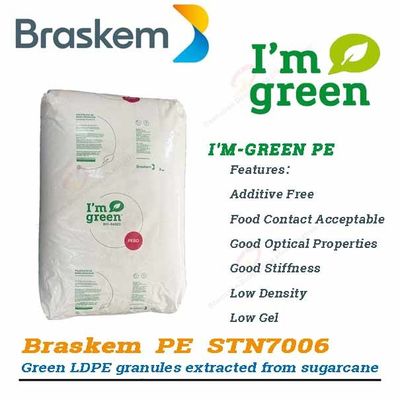 LDPE Low Density Polyethylene Granules Braskem Green PE STN7006 Polyethylene Granules