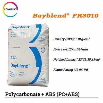 UL94-V0 Flame Retardant PC ABS Material Covestro Bayblend FR3010 1.18 G/Cm3 Density