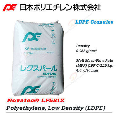 Ldpe Novatec LF581X Japan Polychem Corporation