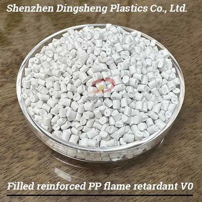 Filled PP Flame Retardant V0 Polypropylene Pellets Low Warpage Injection Molding Grade White