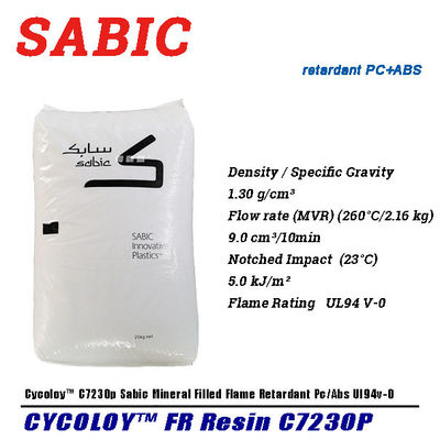 Cycoloy™ C7230p Sabic Mineral Filled Flame Retardant PC ABS Ul94v-0