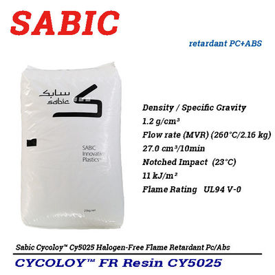 Sabic Cycoloy™ Cy5025 Halogen-Free Flame Retardant PC ABS with 1.2 G/Cm3 Density