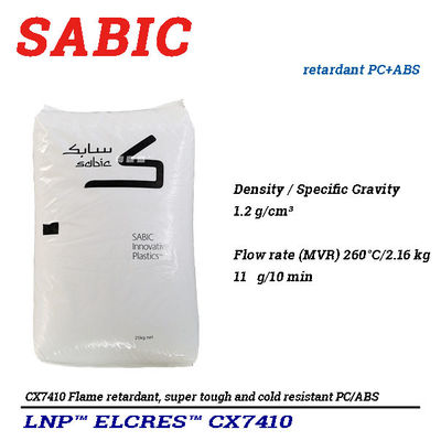 Sabic LNP™ ELCRES™ CX7410 Super tough and cold resistant PC/ABS flame retardant V0