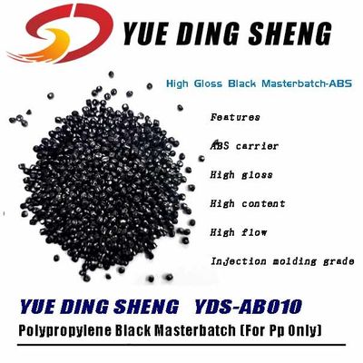 High Gloss ABS Plastic Black Masterbatch Injection Molding High Concentration Masterbatch